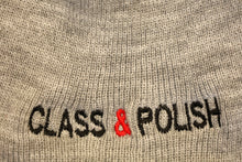 Load image into Gallery viewer, Class & Polish Heather Beanie Gray