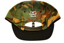Load image into Gallery viewer, Controlled Actions = Power Double Logo Snapback (Camo)