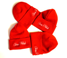 Load image into Gallery viewer, Class & Polish Signature Beanie - Cardinal Red (Side embroider)