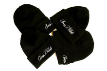 Load image into Gallery viewer, Class & Polish Signature Script Beanie - Black (Side embroider)