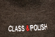 Load image into Gallery viewer, Class &amp; Polish Beanie - Charcoal Gray (Side embroider)
