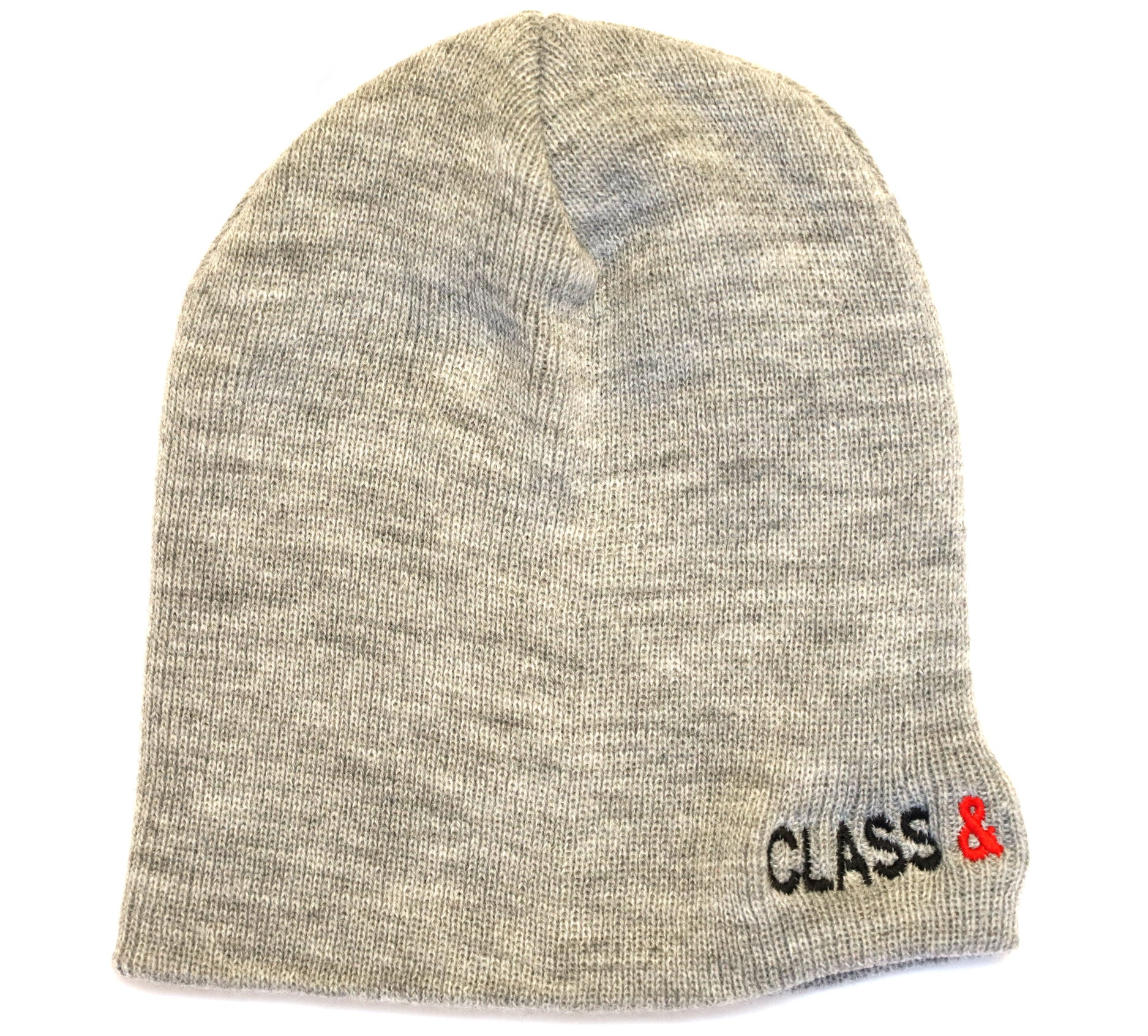 Class & Polish Beanie Heather Gray